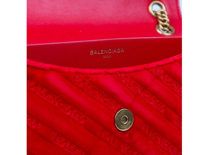 BB Round BALENCIAGA Sacs à main T.  chiffon - vue 6