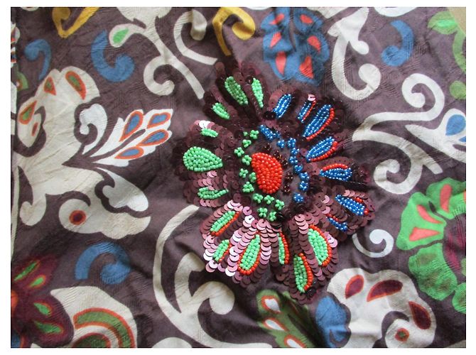 Joseph falda bohemia,algodón y lentejuelas, 36. Multicolor - vista 2