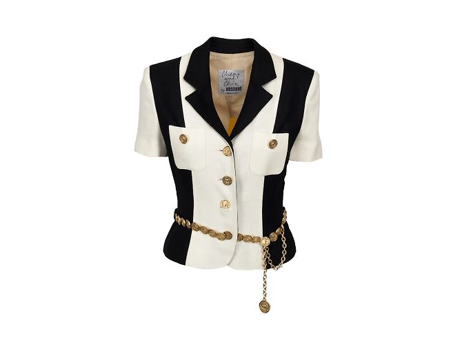 Completo giacca e gonna Moschino Cheap and Chic Bianco - vista 4