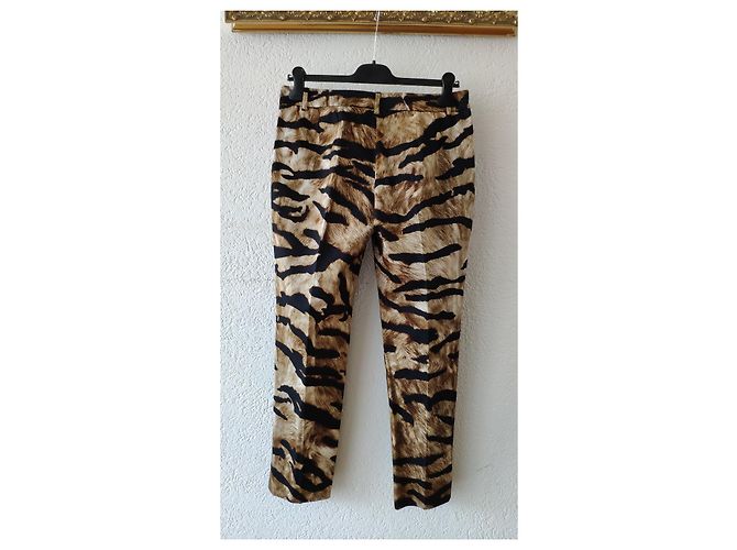 DOLCE & GABBANA DRILL-HOSE MIT ZEBRA-PRINT Mehrfarben - Ansicht 3