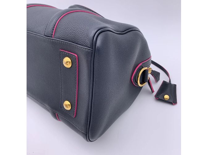 Louis Vuitton Borsa Sofia Coppola SC PM in Pelle Blu e Fucsia - vista 12