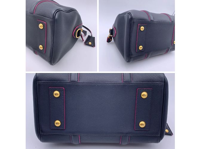 Louis Vuitton Borsa Sofia Coppola SC PM in Pelle Blu e Fucsia - vista 5