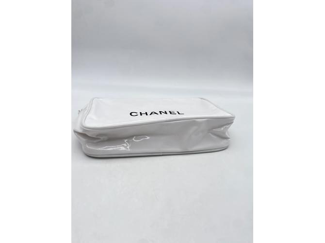 CHANEL Borse da viaggio T.  plastica Bianco - vista 4