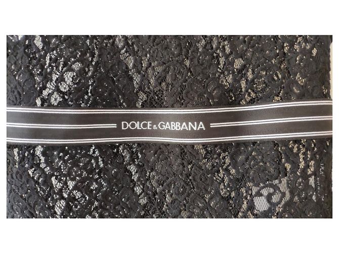 Dolce & Gabbana DOLCE&GABBANA-TOP AUS FLOCKJERSEY MIT DG-LOGO Schwarz - Ansicht 5