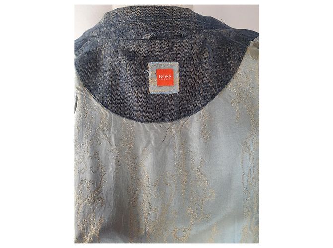 Blazer Hugo Boss in lino Taglia 40 Multicolore - vista 8