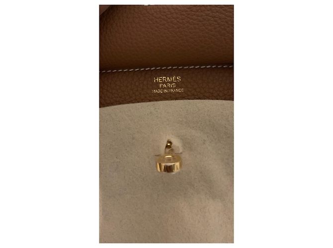 Hermès HERMES BIRKIN 30 togo gold Marrone chiaro - vista 5
