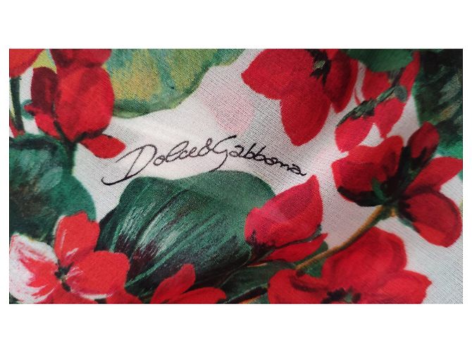 Dolce & Gabbana DOLCE&GABBANA TOP DE CHIFÓN CHARMEUSE DRAPEADO Multicolor - vista 5