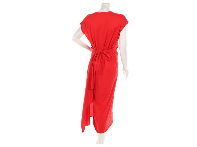 Vestido de algodón rojo Cos Talla L Roja - vista 2
