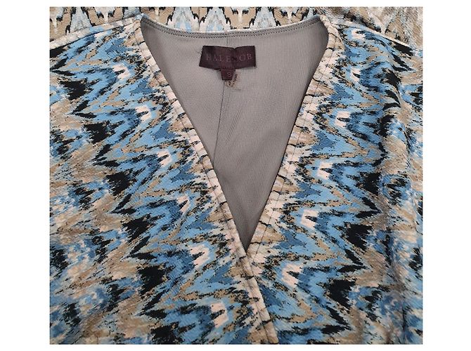 Hale Bob Kleid Blau Grau - Ansicht 5