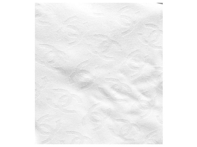 Chanel Neues Badeanzug-CC-Logo Creme - Ansicht 7
