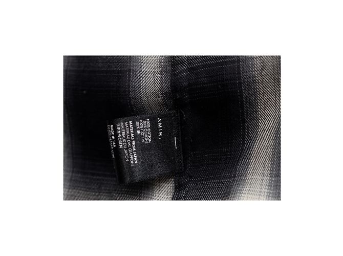 Camicia oversize a quadri con glitter Amiri Multicolore - vista 8