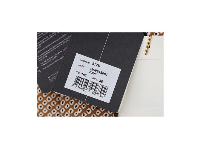 By Malene Birger Von Malene Birger bedruckte Seidenbluse Mehrfarben - Ansicht 7
