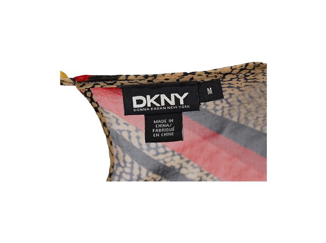 Camicetta stampata DKNY con volant Multicolore - vista 7