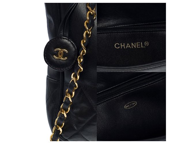 Timeless BOLSA CLÁSSICA CHANEL SHOPPING EM COURO MARINHO -101012 - vista 5