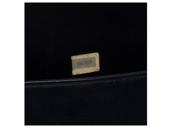 Timeless BOLSA CLÁSSICA CHANEL SHOPPING EM COURO MARINHO -101012 - vista 6