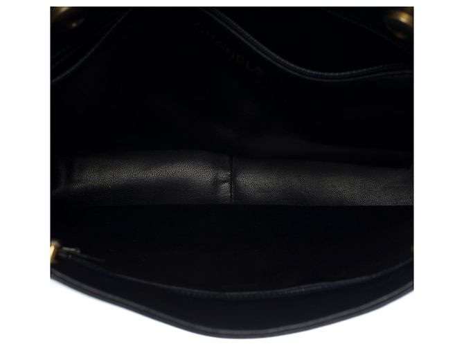 Timeless BOLSA CLÁSSICA CHANEL SHOPPING EM COURO MARINHO -101012 - vista 7