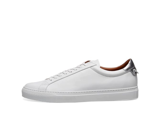 Sneakers Urban Street GIVENCHY, Bianche e Argento, Taglia 45 Bianco - vista 3