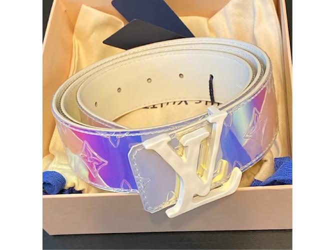LOUIS VUITTON Gürtelcm100Leder Metallisch - Ansicht 2