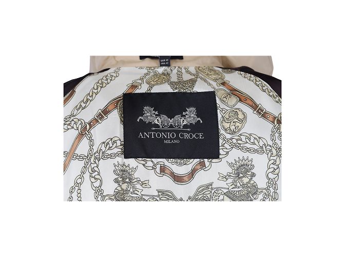 Autre Marque Gabardina con manga de cuero de Antonio Croce Multicolor - vista 5
