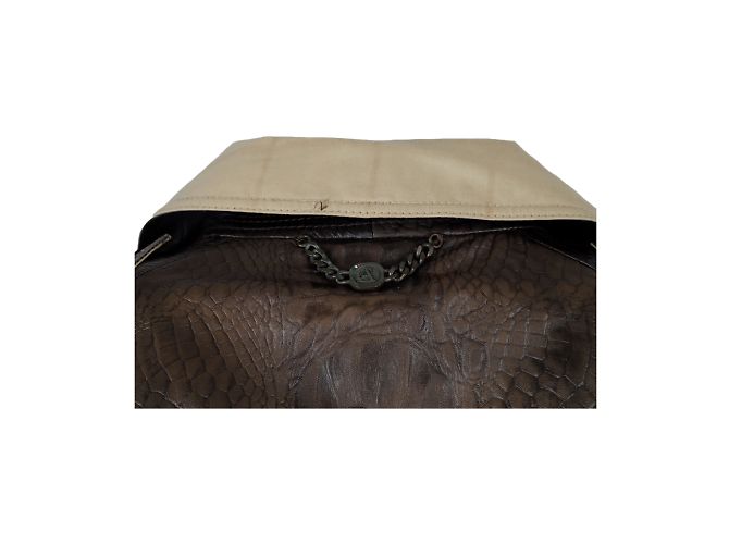 Autre Marque Gabardina con manga de cuero de Antonio Croce Multicolor - vista 6