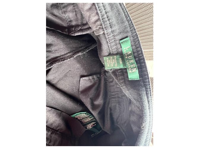 Pantalones pitillo Ralph Lauren negros de algodón XL - vista 2