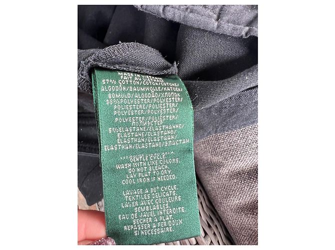 Pantalones pitillo Ralph Lauren negros de algodón XL - vista 3