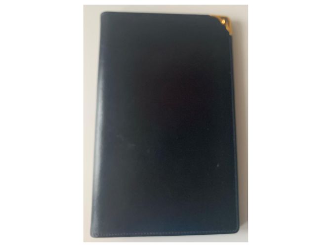 Clutch Cartier Sapphire in pelle nera con finiture oro Nero Gold hardware - vista 13