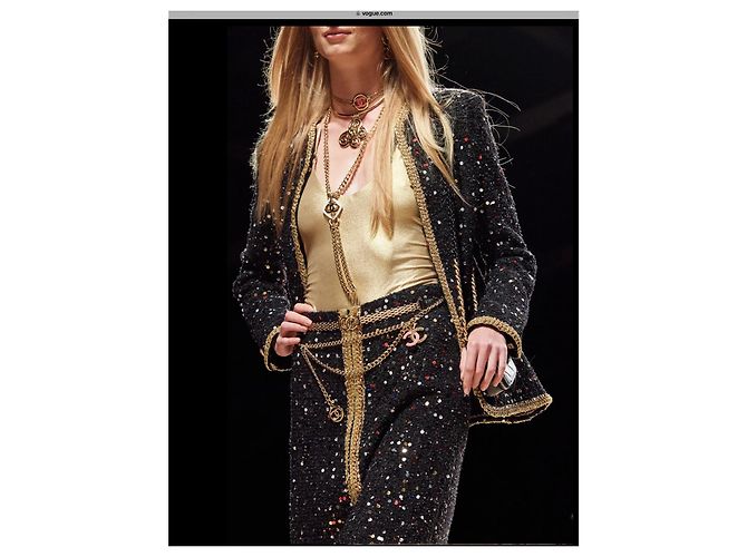 Chanel T.40 Hellgoldener Badeanzug - Ansicht 5