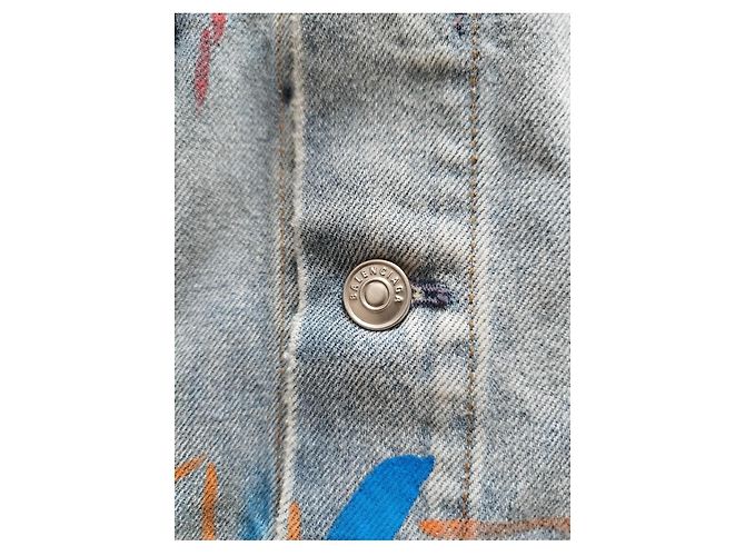Giacca Balenciaga Graffiti in Denim - vista 9