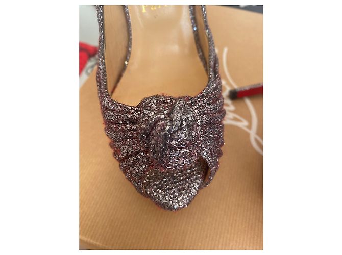 Décolleté Christian Louboutin Argentate 36.5 Argento - vista 6