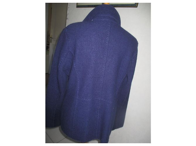 Autre Marque Antonelle Wool Jacket Blue Dark blue - view 4
