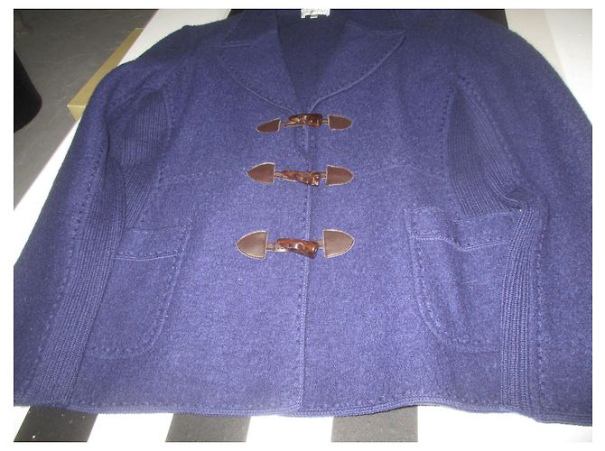 Autre Marque Antonelle Wool Jacket Blue Dark blue - view 5