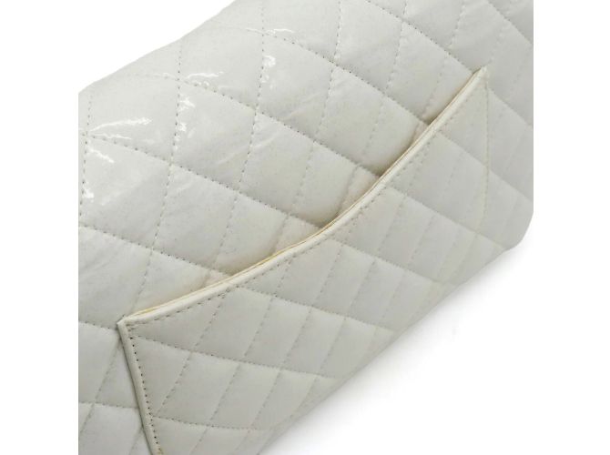 Timeless Chanel Classic Flap Shopper Bag White - view 4