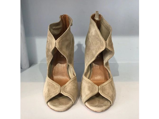 Sandali AQUAZZURA T.EU 36 Camoscio Beige - vista 2