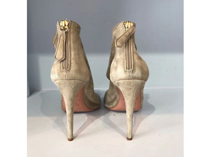 Sandali AQUAZZURA T.EU 36 Camoscio Beige - vista 4