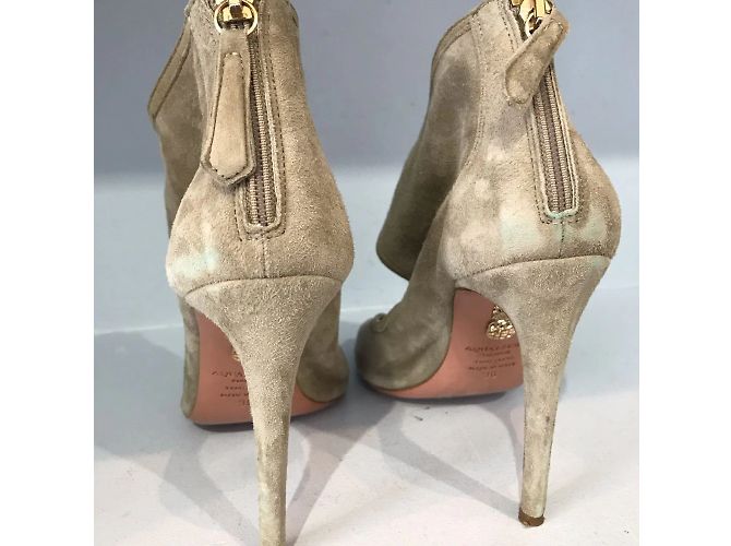 Sandali AQUAZZURA T.EU 36 Camoscio Beige - vista 5