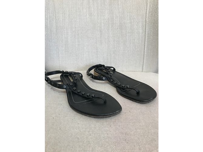 Sandali BALENCIAGA T.EU 38 Pelle Nero - vista 4