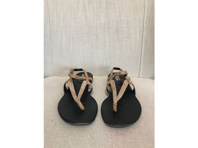 Sandali BALENCIAGA T.EU 38 Pelle Beige - vista 2