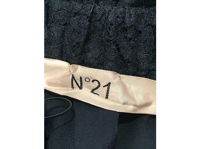 Pantalones N°21 T.International M Algodón Negro - vista 4