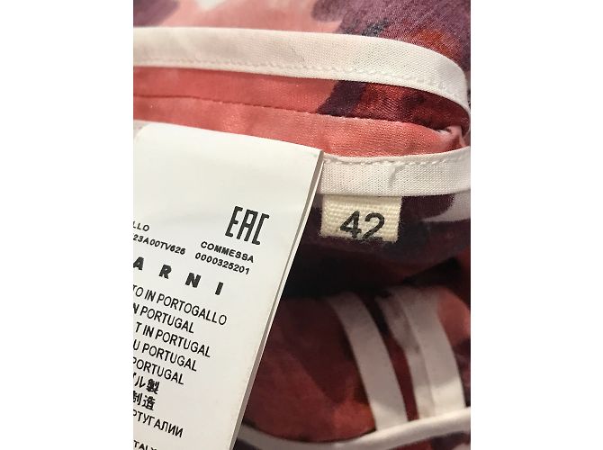MARNI Tops T.Internacional M Viscosa Rosa - vista 5
