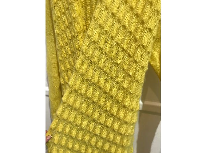 Autre Marque DELPOZO Strickwaren T.International S Wolle Gelb - Ansicht 2