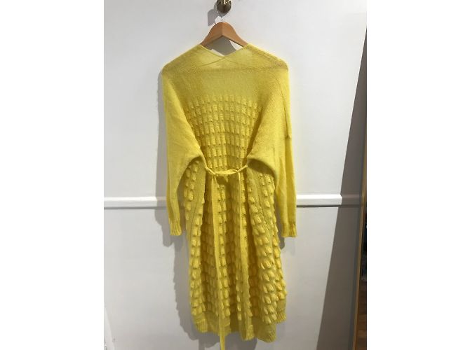 Autre Marque DELPOZO Strickwaren T.International S Wolle Gelb - Ansicht 3