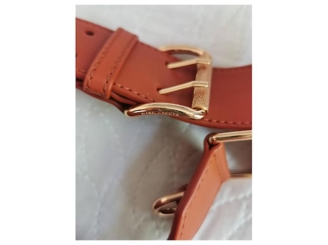 Borsa Messenger Marc Jacobs in Pelle Camel e Oro Marrone Caramello Gold hardware - vista 10