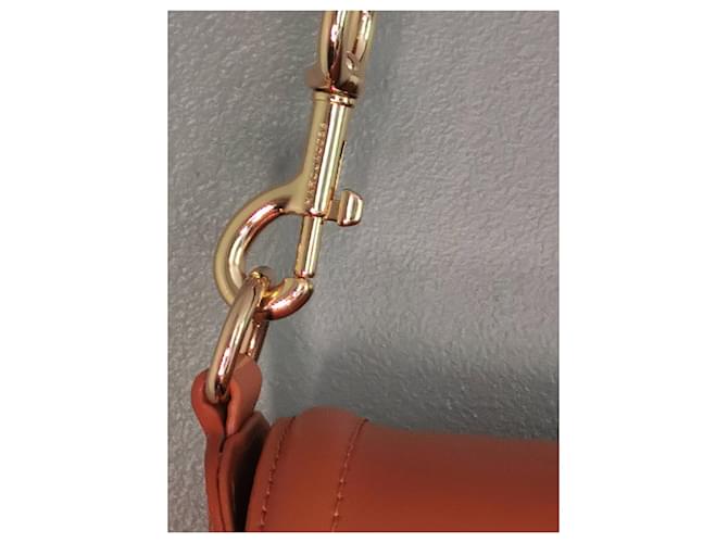 Borsa Messenger Marc Jacobs in Pelle Camel e Oro Marrone Caramello Gold hardware - vista 14