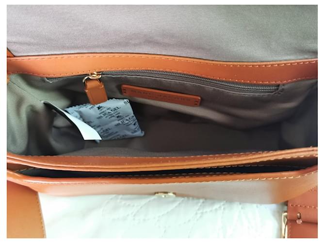 Borsa Messenger Marc Jacobs in Pelle Camel e Oro Marrone Caramello Gold hardware - vista 16