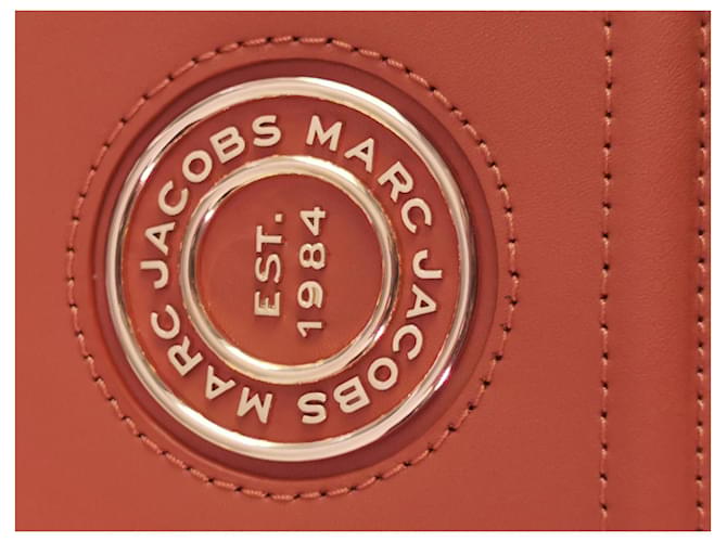 Borsa Messenger Marc Jacobs in Pelle Camel e Oro Marrone Caramello Gold hardware - vista 6