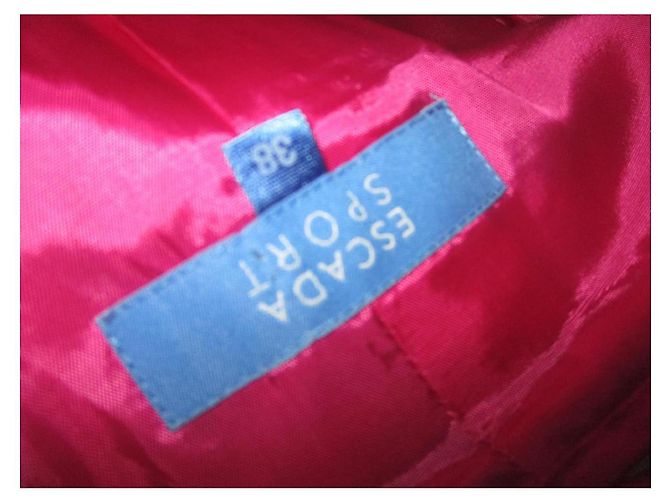Terninho Escada Fuchsia Verde Branco Algodão Tamanho 38 Multicor - vista 10