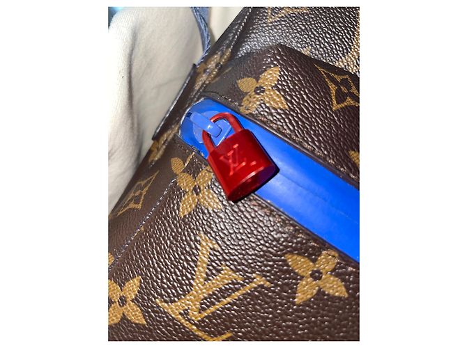 Louis Vuitton Messenger da esterno marrone blu di Virgil Abloh Marrone scuro - vista 4