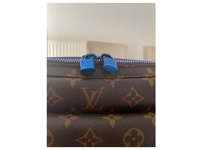 Louis Vuitton Messenger da esterno marrone blu di Virgil Abloh Marrone scuro - vista 5