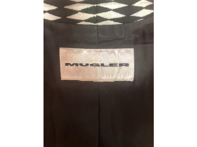 Thierry Mugler MUGLER Chaquetas T.fr 38 Algodón Negro - vista 10